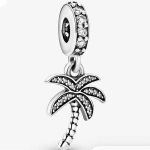PANDORA Silver Palm Tree Charm